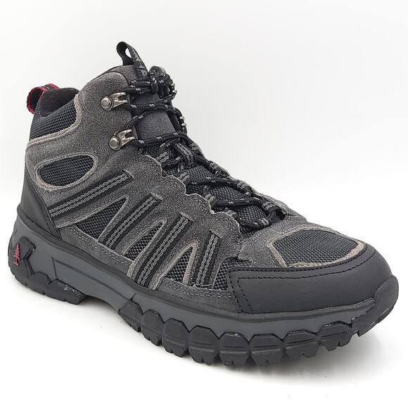 Bass Outdoor Men Hiking boots Peak Hiker 2 Mid US 8 Grey Suede Mesh